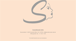 Desktop Screenshot of kosmetik-studio-sofia.de