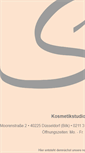 Mobile Screenshot of kosmetik-studio-sofia.de