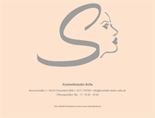 Tablet Screenshot of kosmetik-studio-sofia.de